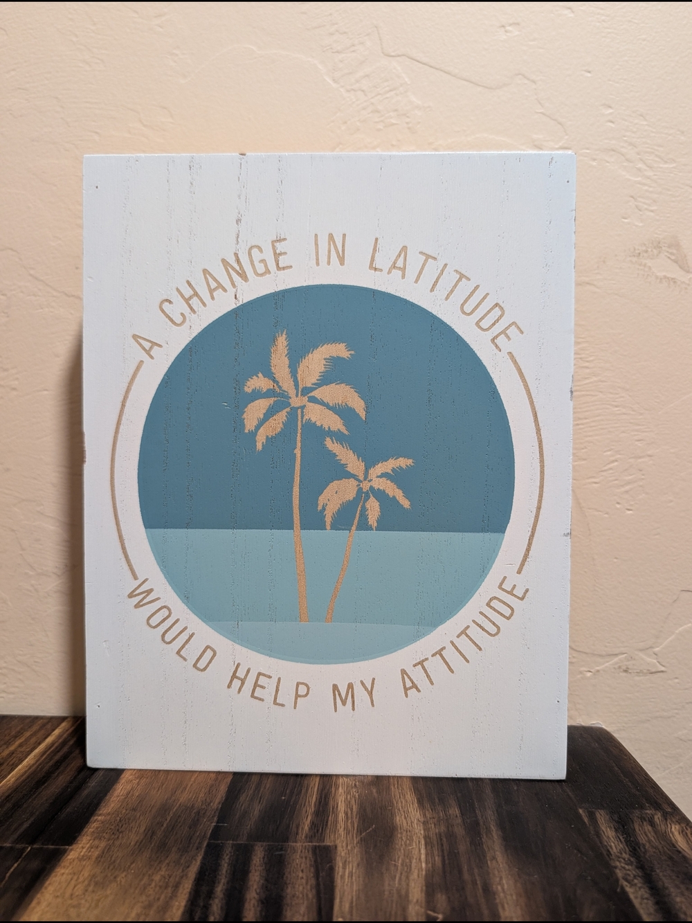 Hobby Lobby I Change In Latitude Without My Attitude Picture